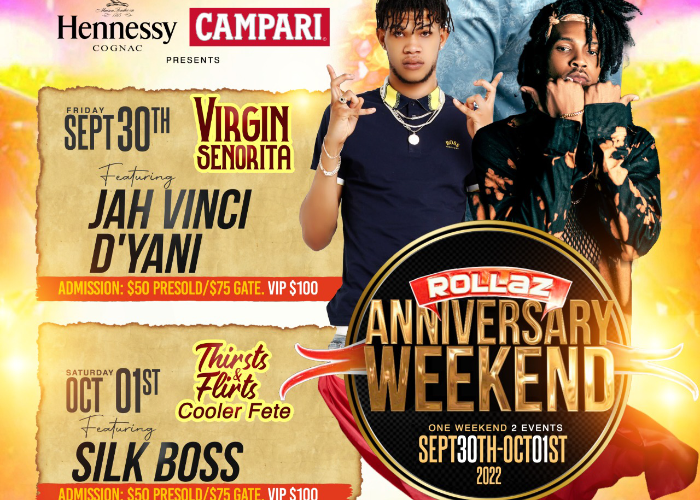 Rollaz Anniversary Weekend Thirsts & Flirts Cooler Party