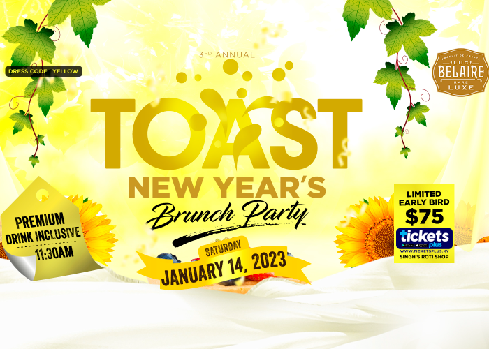 3rd Annual Toast - New Year's Brunch Party