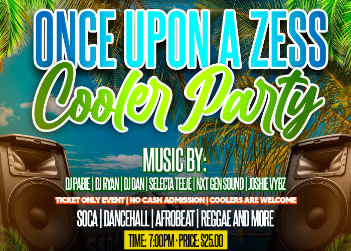 Once Upon A Zess Cooler Party