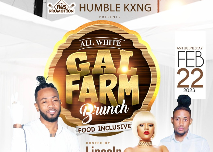 GAL FARM BRUNCH - ALL WHITE PARTY with FOOD INCLUSIVE
