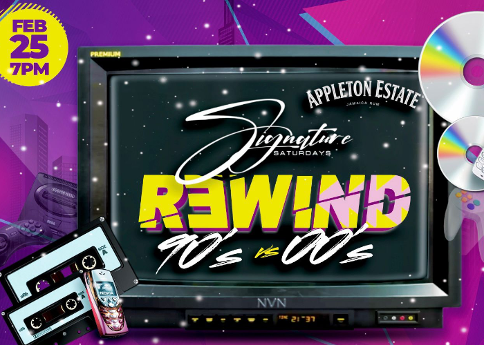 Signature Saturdays "Rewind" 90s VS 2000s Signature Saturdays "Rewind" 90s VS 2000s