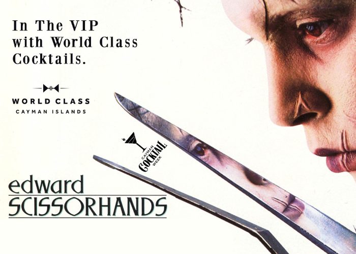 Edward Scissorhands with Cayman Cocktail Week