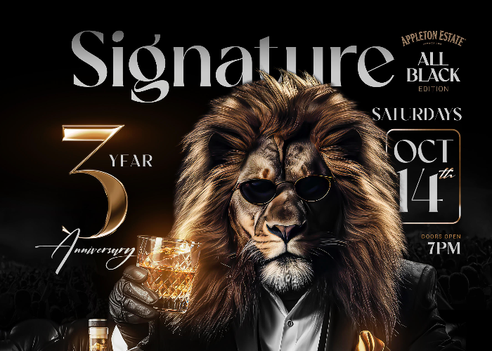 Signature Saturday's - 3rd Anniversary "All Back Affair"