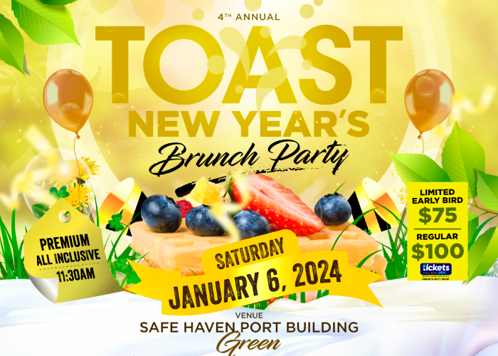 4th Annual Toast - New Year's Brunch Party