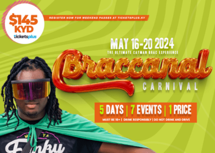 Cayman Brac Braccanal Carnival 2024- Weekend Pass Cayman Brac Braccanal Carnival 2024- Weekend Pass