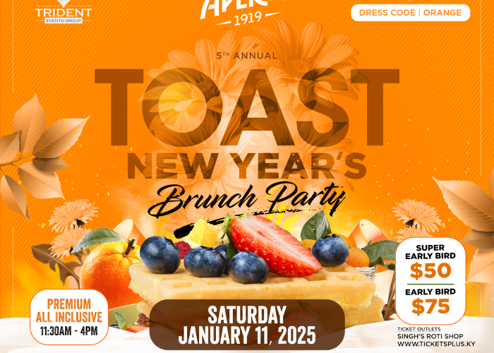 5th Annual Toast - New Year's Brunch Party