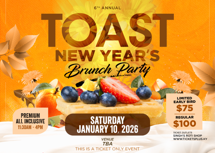 6th Annual Toast - New Year's Brunch Party