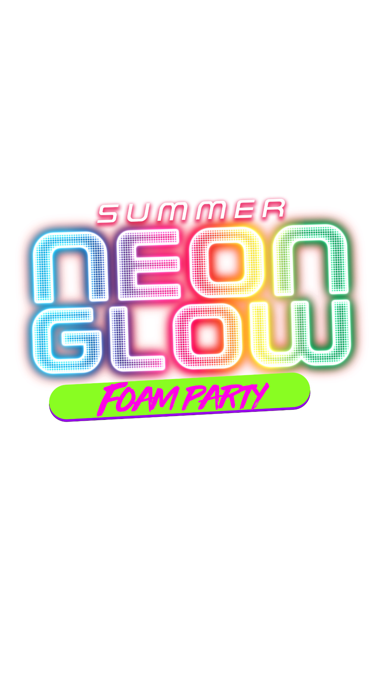 Summer Neon Foam Party